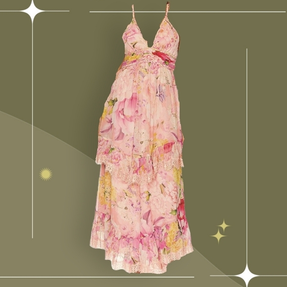 Rococo Sand Dresses & Skirts - 🍋✨ NWT Rococo sand tiered Leona maxi dress size M